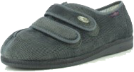 Chausson gris avec 2 scratchs